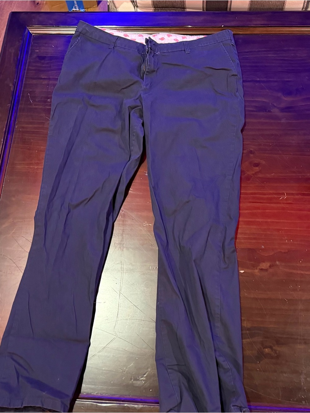 Dickies Men's Navy Straight-Leg Chinos